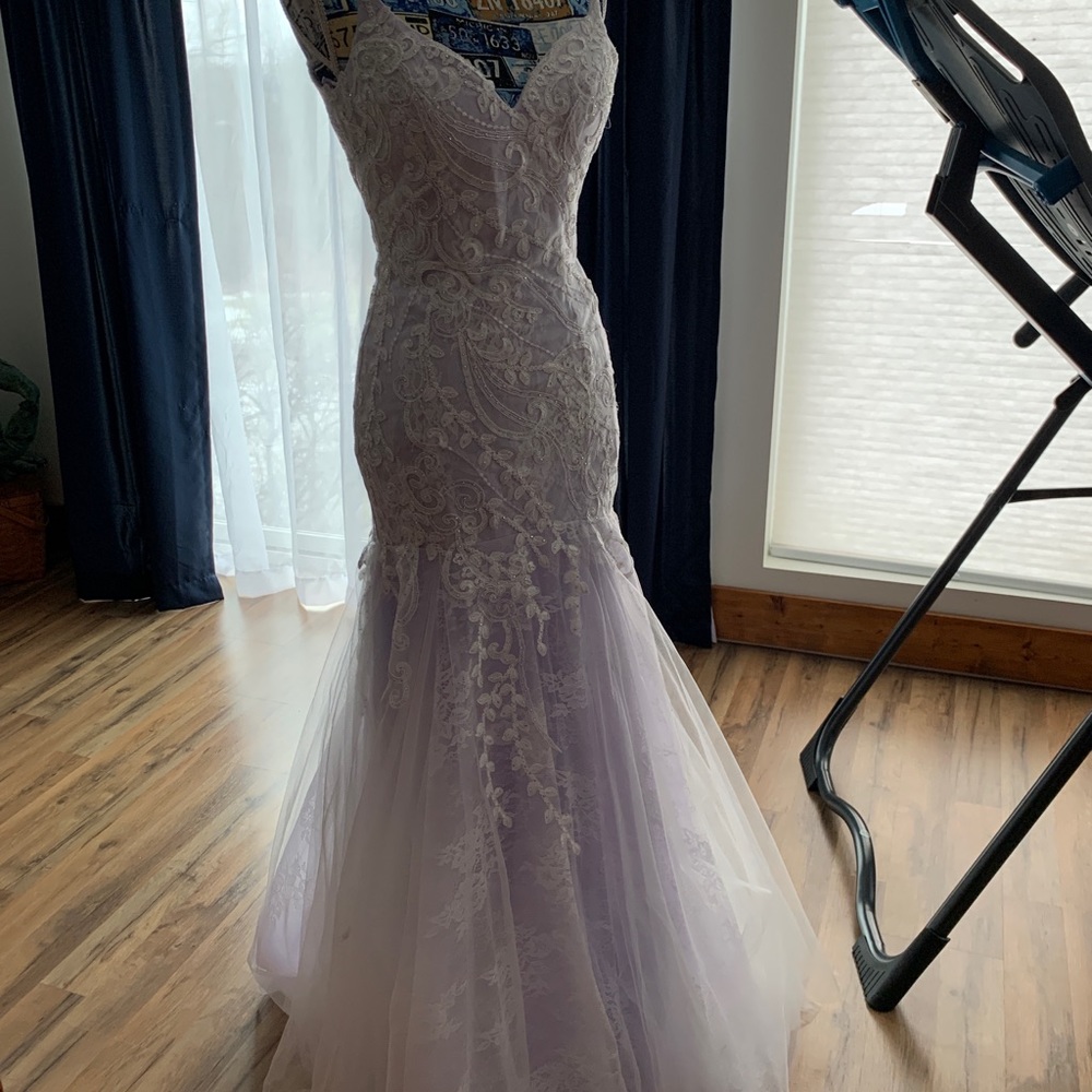 Lilac Mermaid Style Prom Dress, Size 4